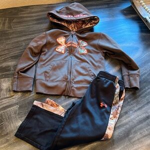 Under Armour Camo Fleece Set
